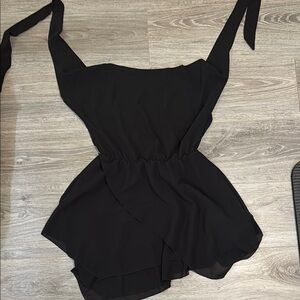 Black Backless Dress